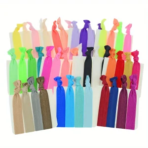 Custom Logo Elastic Hair Tie for Girls