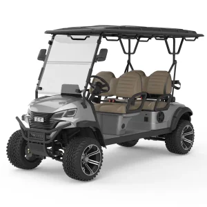 Borcart Supply High Speed Electric Golf Cart 4 Seater 48V 72V Lithium Battery Golf Cart with 10" &amp; 14" Road Tyres