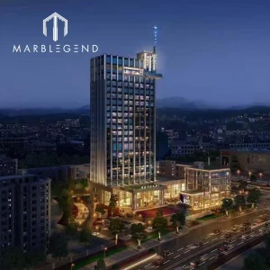 Modern High-end Hotel Design Integrates Into The High-rise Hotel Structure