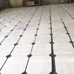 Polished/Honed grey/beige/black/red/brown/green/pink/white Carrara marble for interior bathroom/Kitchen floor/wall slab/tile/countertop/stair/sill/paving/mosaic