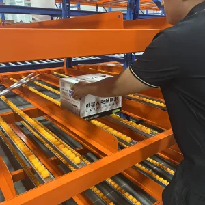 Modular 5 Layer Durable Carton Flow Rack System Enhancing Order Picking Speed in E Commerce Fulfillment Centers