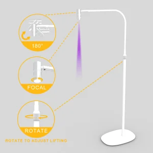 UV LED Lash Curing Lamp with Foot Pedal