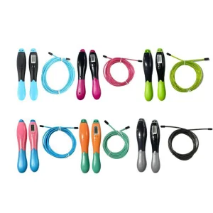 Digital Smart Jump Rope, Adjustable Counting Weighted PVC Jump Ropes