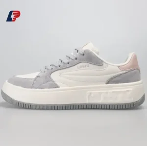OEM Womens Wear-Resistant Breathable Synthetic Leather Shoes