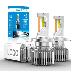 Naoevo Auto Parts Max5 150w Lights for Car Led Headlights Vehicle Lights H7 Led Car Accessories Bulbs Vehicle Led Lights Yellow