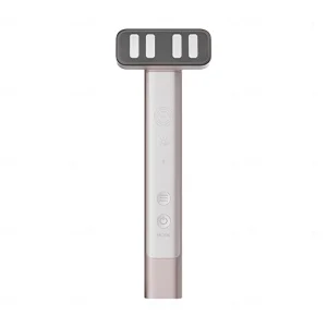 Handheld Beauty Salon Grade Face &amp; Neck Lifting Massager Deep Cleaning Skin Care Device EMS Facial Massager 6 LED Lights with Vibration Technology