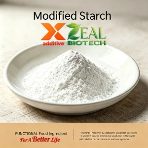 ZEAL Modified Starch (Corn Wheat) Natural Thickener Stabilizer Powder For Bakery Meat Sauce Cosmetics-24-Month Shelf Life