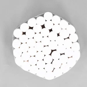 Sucshk Non-Sterile Dentists Rolled Cotton Ball Rolled Nose Plugs Dental Gauze Rolls