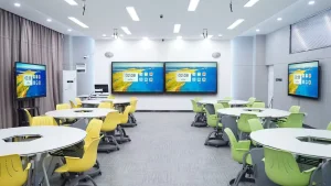 Dual System White Board Remote Conferencing Mobile Digital Interactive Flat Panel