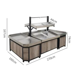 Metallic Light Duty Cashier Checkout Counter