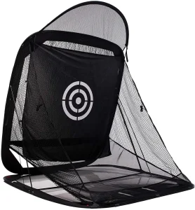 Amrta Durable Golf Practice Net 3m*2m Steel/Glass Fiber/Polyester Material Indoor/Outdoor Swing Training Hitting Chipping Cage