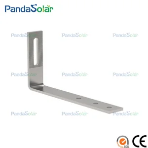 Easy-Installed Adjustable Stainless Steel Solar Hook for 0-60 Degree Asphalt Roof