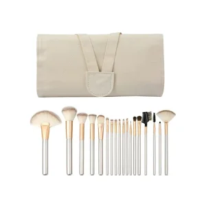 18PCS Conjunto de Pincéis de Maquiagem Personalizados Profissionais com Etiqueta Privada