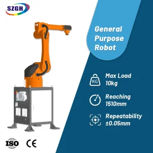 SZGH T1600 10kg Robot Arm for Warehouse Picking Automation