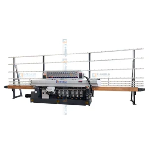 High-End 9 Motors Glass Bevelling and Polishing Machine Window Edging Machine