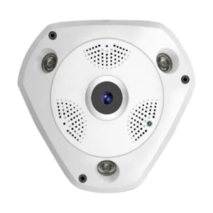 5MP 360 Degree Overall View Panoramic Vr Fisheye Security Video Camera with 1.14mm/1.7mm Fisheye Lens