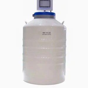 216mm Wide Mouth Liquid Nitrogen Cylinder 65L-175L Auto-Pressure Relief Low Evaporation Safe for Lab/Clinic Use Dewar Flask