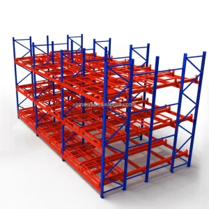 Industrial Push Back Racking Pallet Racking