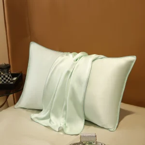 Natural Material Soft Luxury 100% Mulberry Silk Pillowcase 25mm Pillow Case ODM/OEM Home Textile Pillow Cover High Quality Bedding