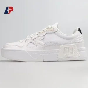 China LPMX  Mesh Stitching Synthetic Leather White Rubber Sole Casual Shoes Comfortable and Durable Factory, Factories