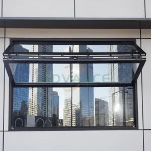 Modern High Quality Soundproof Tempered Glass Industrial Aluminium Folding Window for Residential Houses Hotel