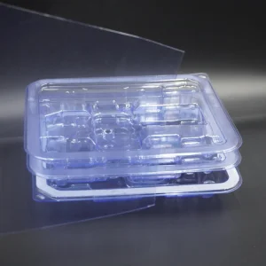 Customization Pet Plastic Blister Tray Sterilization Vacuum Forming Tray For Catheter Kit For Medical Blister Packaging
