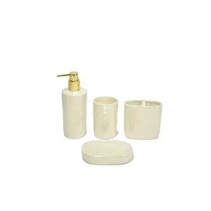 Discount Crisp White Ceramic Bathroom Set (4-Piece) Exporter, Company
