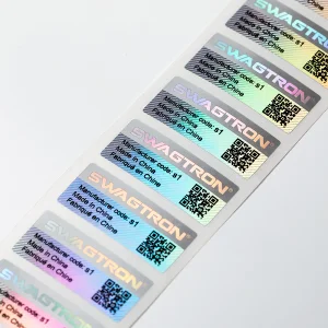Custom 3D QR Code Holographic Stickers