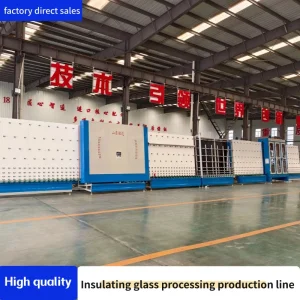 High-Productivity Production Line for Laminated Hollow Glass Plates