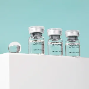Private Label PDRN BAKUCHIOL Anti Wrinkle Ampoule Niacinamide Face Moisturizing Skin Care Serum for Brightening
