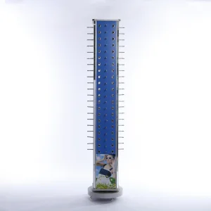 Yiwu Hotter High Four square Rotatable Aluminium Alloy Glass Display Rack
