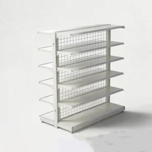 Industrial 6-Floor Double-Sided Supermarket Racks Steel Gondola Shelves Commercial Rack Shelving Shopping Mall Steel Shelves