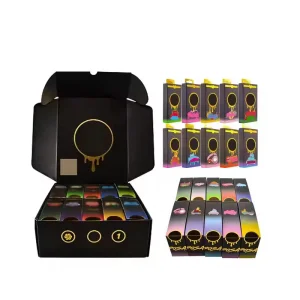 Custom Magnetic Closure Child Proof Empty 2 Gram 0.5Ml 1Ml Portable Cardboard Folders Disposable Packaging