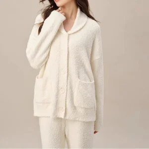 Knit Casual Women Pajamas Soft Ladies Homewear 2 PCS Women Sleepwear.