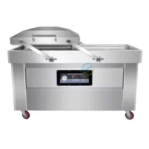 Máquina de Embalagem a Vácuo de Dupla Câmara para Pacotes de Lanches Vendas Diretas de Fábrica na China