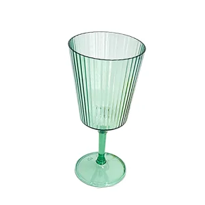 Elegant Green Tinted Glass Tableware for Weddings and Gatherings