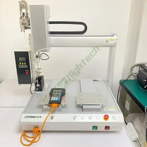 Automatic Soldering Machine Three-Axis Double Station PCB Circuit Board Tinning Robot