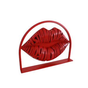 Eye-Catching Metal Cosmetic Display Rack Customized Metal Countertop Display Prop