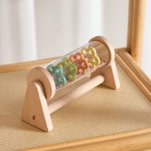 Montessori Wooden Toy Set Rattle for Infants