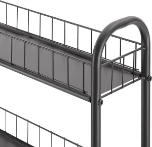 6-Tier Rolling Cart Gap Kitchen Slim Slide out Storage