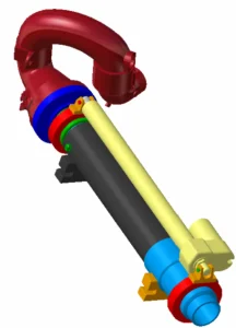 Electric Controlled Truck Fire Fighting Extender Gun Equipment