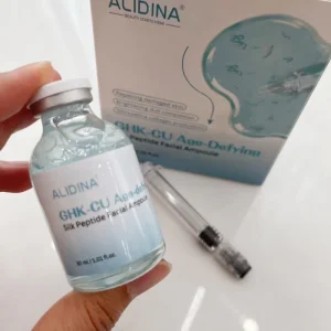 Silk Peptide GHK-CU Facial Ampoule Age Defying Anti-Wrinkle Hydrating Wrinkle Reduction Smoothing Brightening Skin Serum G
