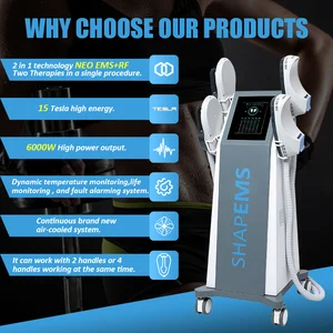 6500W Standing EMS Sculpting Machine