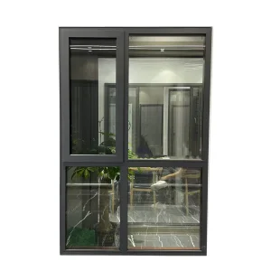 Factory Price Simple Design Aluminium Vinyl Hurricane Impact Resistant Double Glazed Swing Tilt and Turn Glass Sliding Casement Awning Window