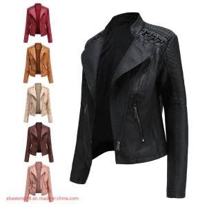 Faux Leather Biker Jacket