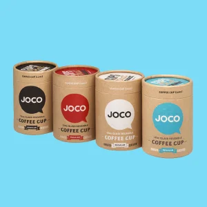 Custom Logo Natural Kraft Paper Can Biodegradable Eco-friendly Cardboard Tube