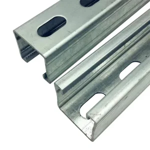 Metal C Channel Strut Channel Pre Galvanized Strut Slotted Channel For Ceiling System