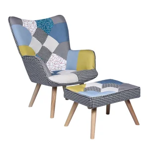 Modern Design Factory Wholesale Linen Tufted Fabric Accent Chair