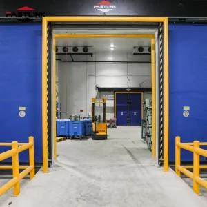 Fastlink in Stock Factory Customized PU Anti-Collision Automatic Cold Storage Automatic PVC High Speed Doors