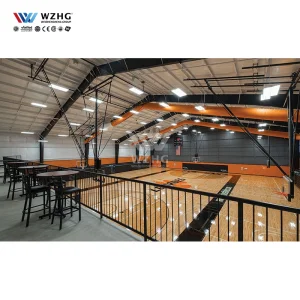Best Selling Prefab Steel Structure Building Kits For Sports Hall Heavy Duty Gymnasium Design Air Flow System 50-Year Lifespan